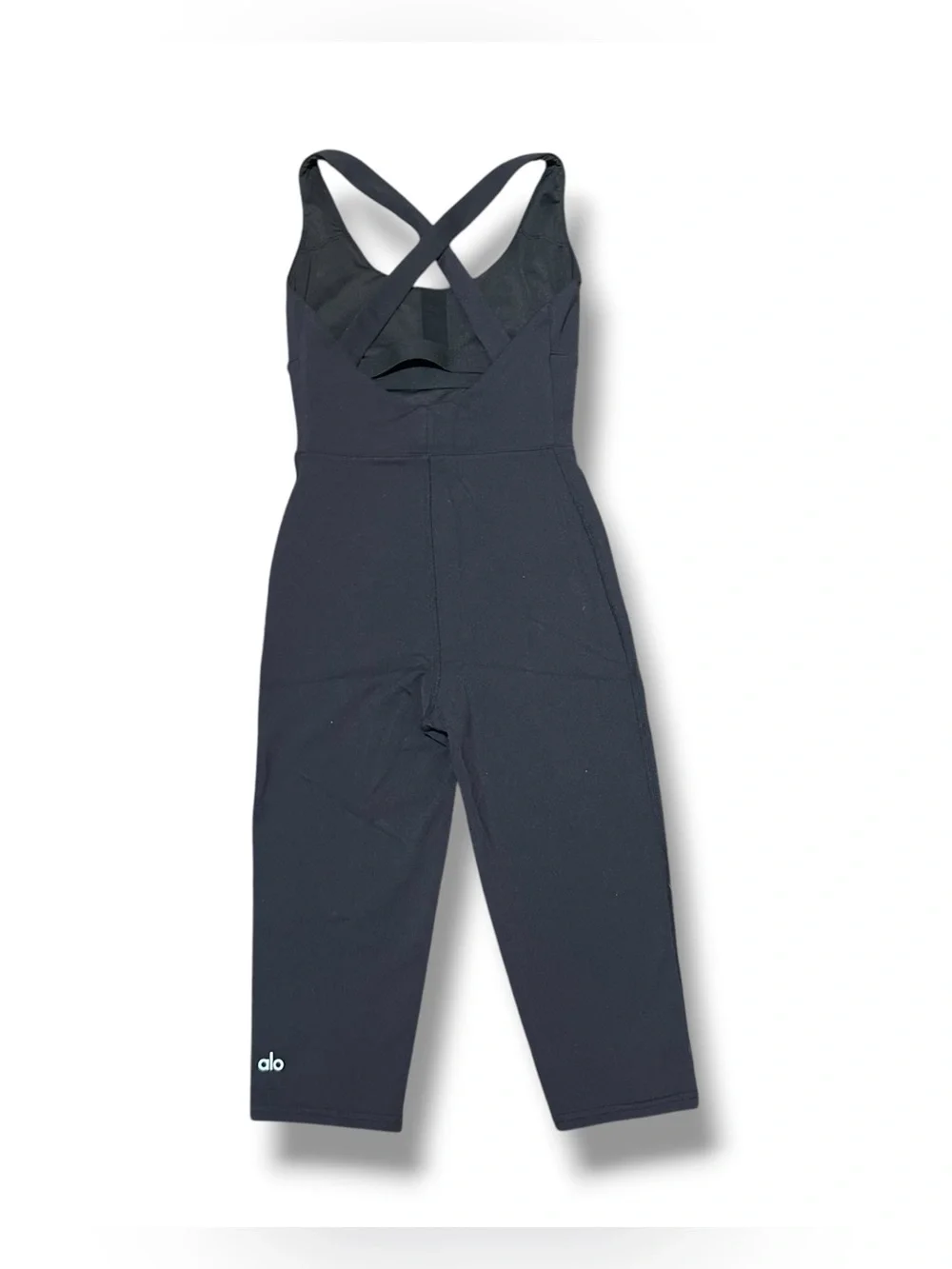Alo Yoga Airbrush Physique Capri Jumpsuit Black Size XS Romper One Piece